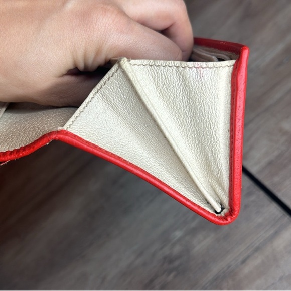 GUCCI Guccisima Long Wallet GG Canvas & Red Leather BOX INCLUDED - Picture 7 of 10